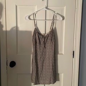 Cheetah print mini dress